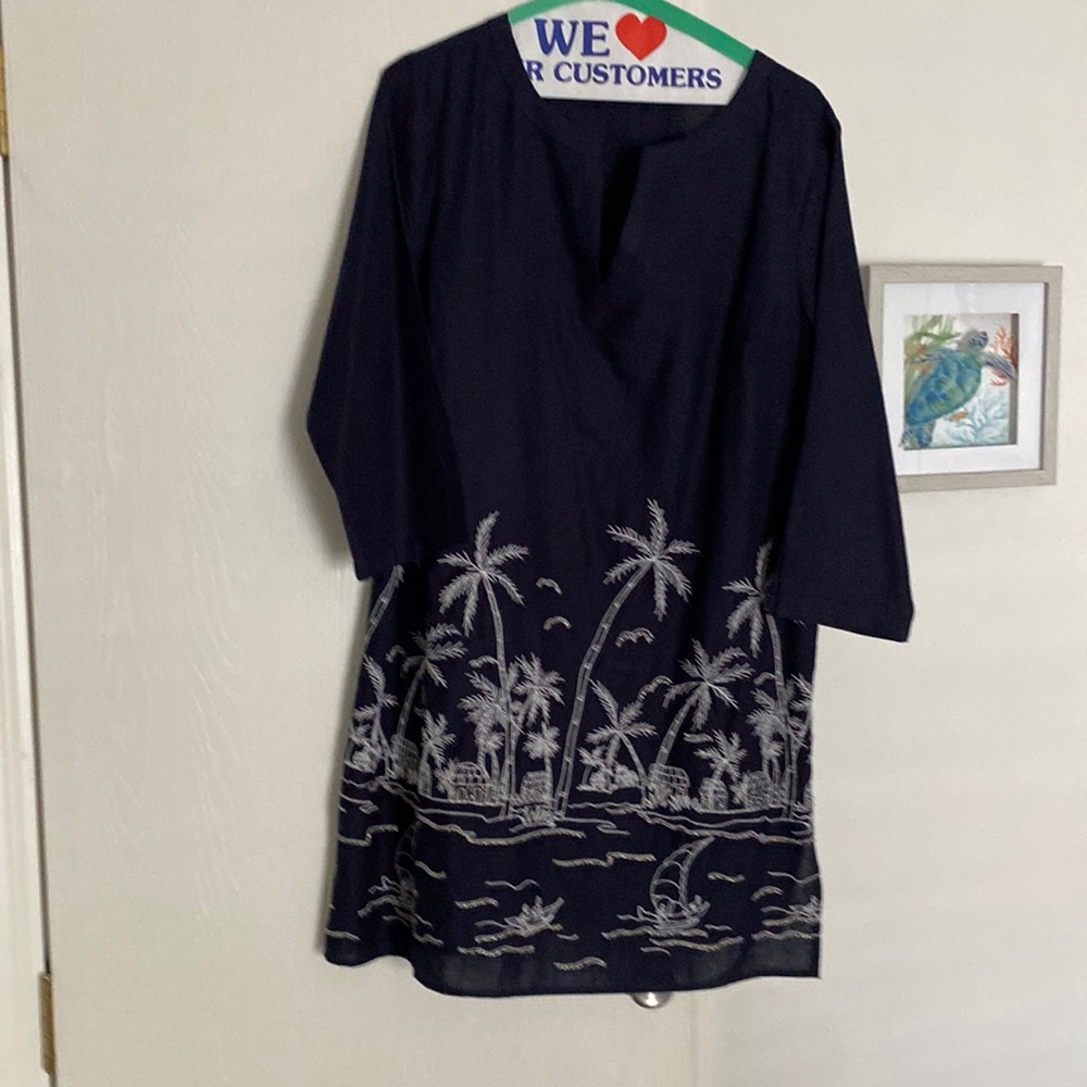 Talbots Pool/beach coverup Medium